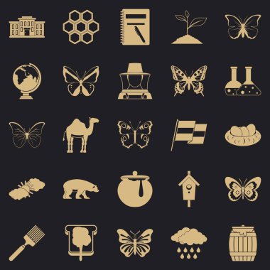 Crum Icons set, basit tarzı