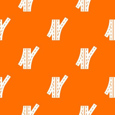 Yol kavşağı desen vektör turuncu