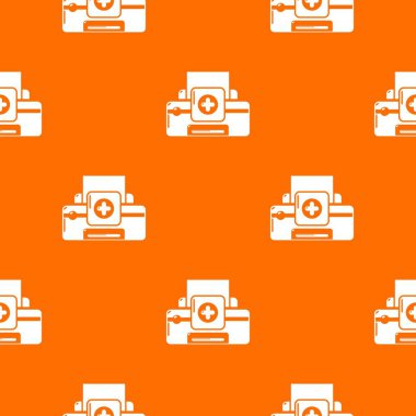 Yazıcı onarım desen vektör turuncu