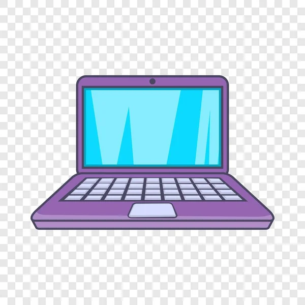 Laptop-Ikone, Cartoon-Stil — Stockvektor