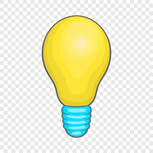 Ícone de lâmpada, estilo cartoon —  Vetores de Stock