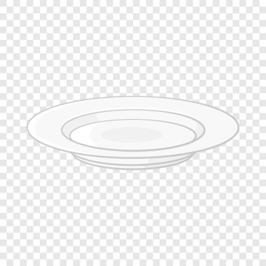 Çorba plaka simgesi, karikatür tarzı