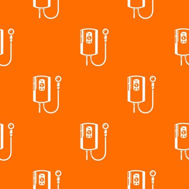 Kazan desen vektör turuncu