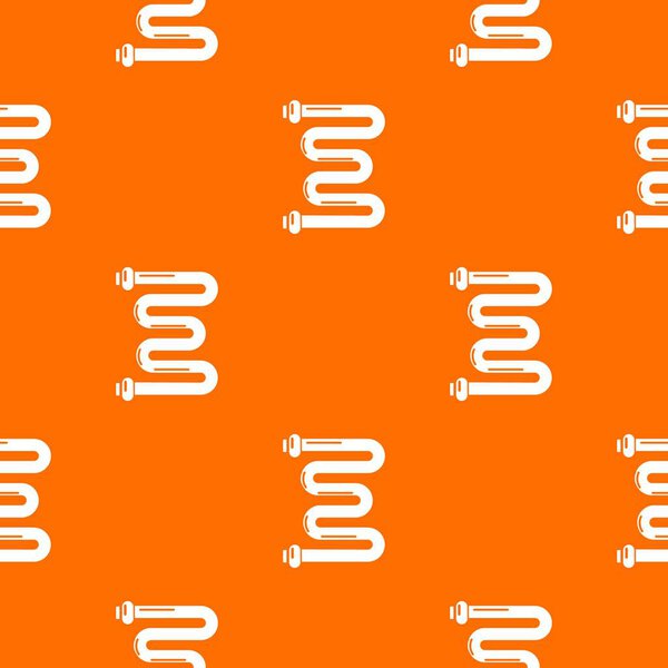 Coil battery pattern vector orange