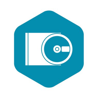 DVD sürücü açık simgesi, basit tarzı