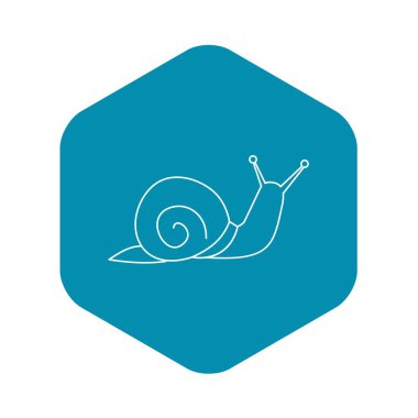 Salyangoz simgesi, anahat stili