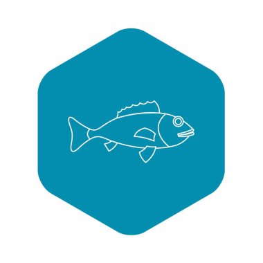 Balık simgesi, anahat stili