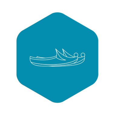 Arap khussa simgesi, anahat stili