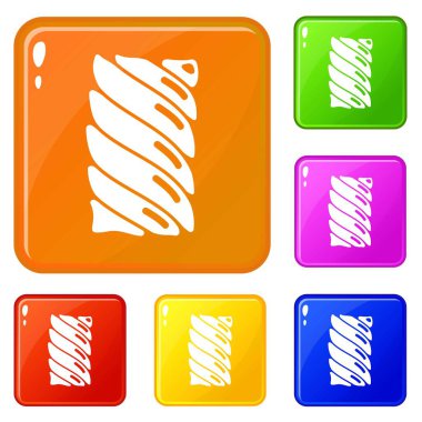 Jöle stick simgeler kümesi vektör renk