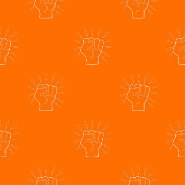 İsyan desen vektör turuncu