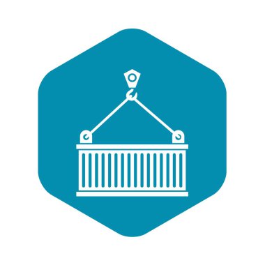 Yük simgesi, basit tarzı vinç