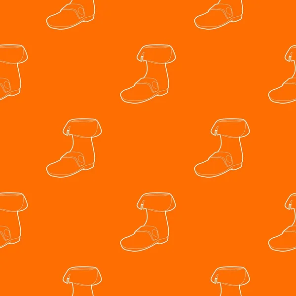 Footwear pattern vector orange — Stock Vector