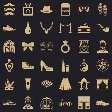 Vogue hayat Icons set, basit tarzı