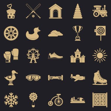 Oyun Bebek simgeler kümesi, basit tarzı