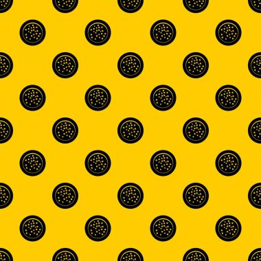 Karabiber üzerinde bir plaka tasarlamak vektör