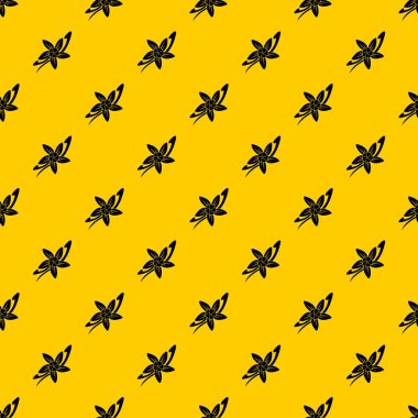 Çiçek desen vektör ile vanilya çubukları