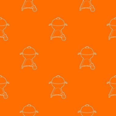 Su ısıtıcısı ızgara desen vektör turuncu