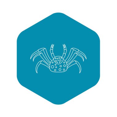 Noktalı Yengeç simgesi, anahat stili