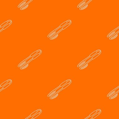 Barbekü maşa tasarlamak turuncu vektör