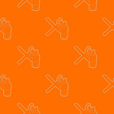 Çapraz bir balon desen vektör orange ile boyalı