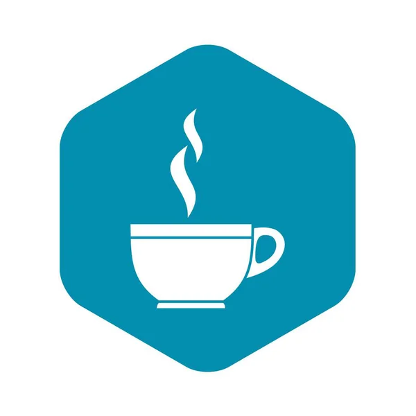 Coupe de thé en verre icône, style simple — Image vectorielle