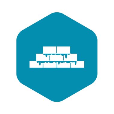 Tuğla simgesi, basit tarzı