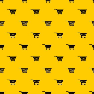 Boş süpermarket arabası tasarlamak vektör