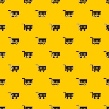 Büyük plastik süpermarket arabası tasarlamak vektör