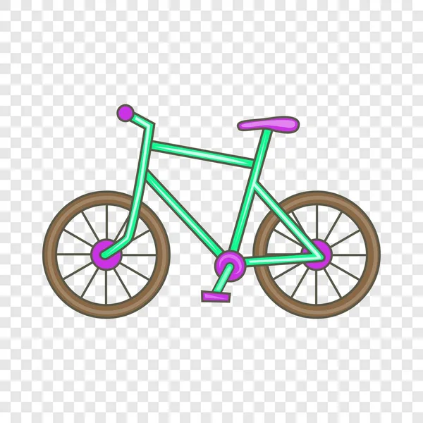 Fiets pictogram, cartoon stijl — Stockvector