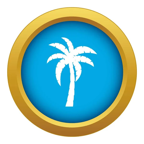 Palm icon blauwe vector geïsoleerd — Stockvector