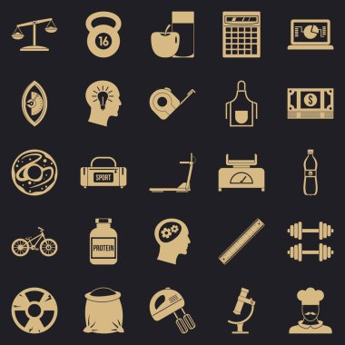 Terazi Icons set, basit tarzı