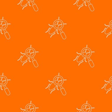 Arama böcek tasarlamak turuncu vektör