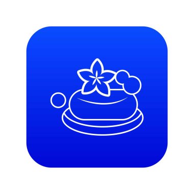 Eco spa sabun mavi simge vektör