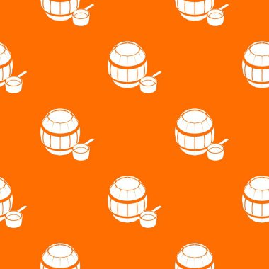 Varil tatlım tasarlamak turuncu vektör