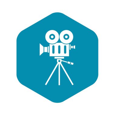 Video kamera simgesi, basit tarzı