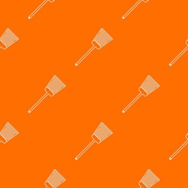 Sineklik desen vektör turuncu