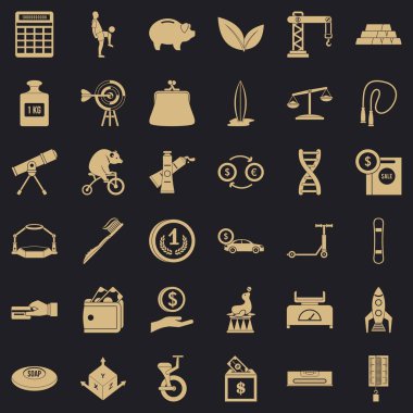 Denge Icons set, basit tarzı