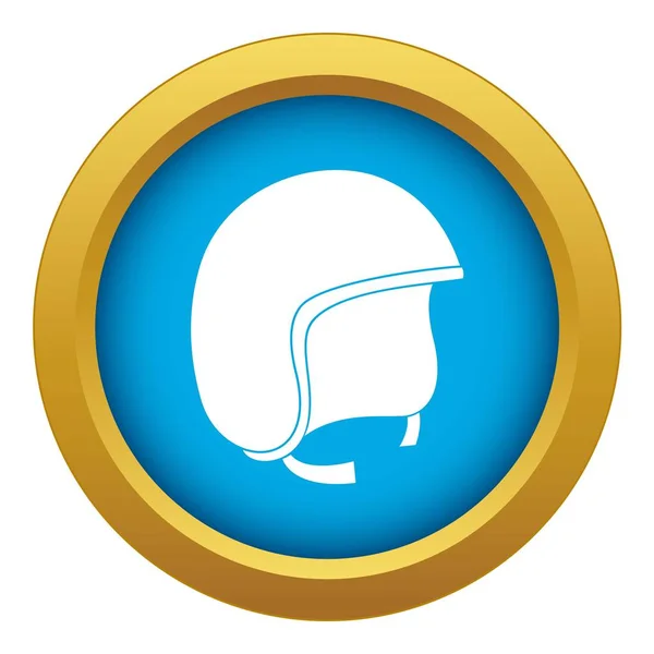 Wektor ikona niebieski kask bezpieczeństwa na białym tle — Wektor stockowy