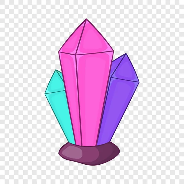 Icono de diamantes, estilo de dibujos animados — Vector de stock