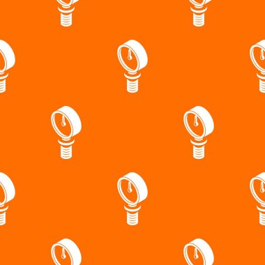 Basınç ölçer desen vektör turuncu