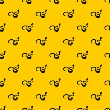 Kara Yılan tasarlamak vektör