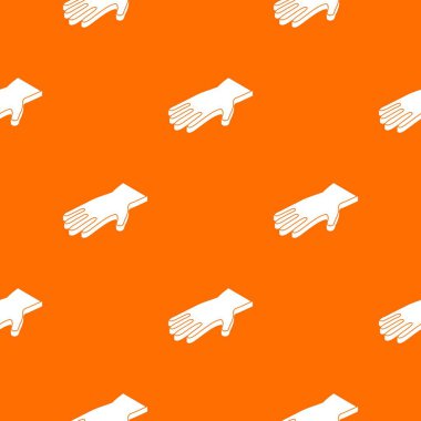 Eldiven tasarlamak turuncu vektör kaynak