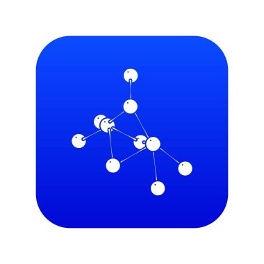 Etil asetat mavi simge vektör