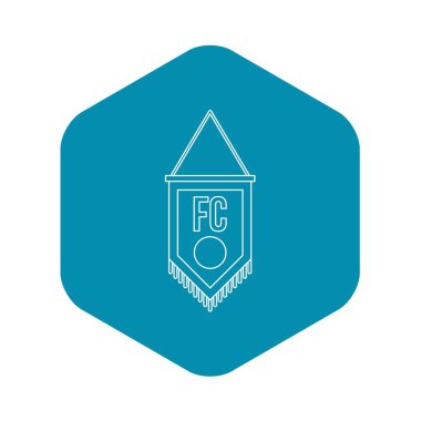 Futbol yata bir yıl saklamak kutsal kişilerin resmi, anahat stili