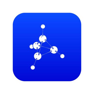 Metanol mavi simge vektör