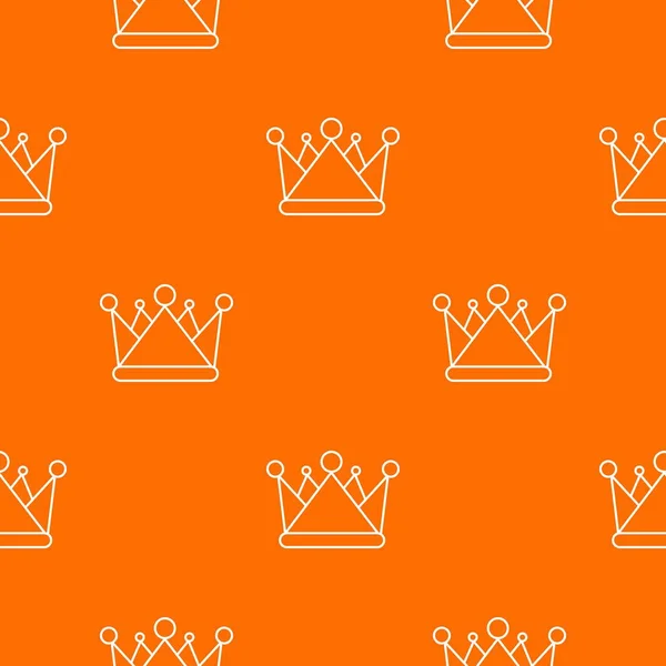 Kievse kroon patroon vector oranje — Stockvector