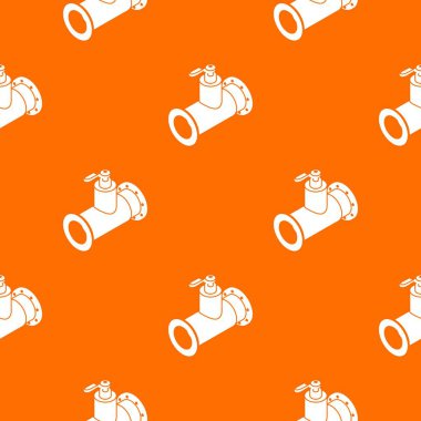 Boru su tasarlamak turuncu vektör