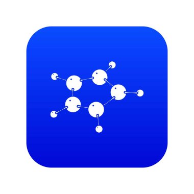 Furan mavi simge vektör