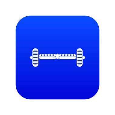 Hoverboard gyro pod simgesi dijital mavi