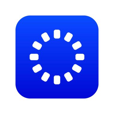 Download online simgesi mavi dijital işareti